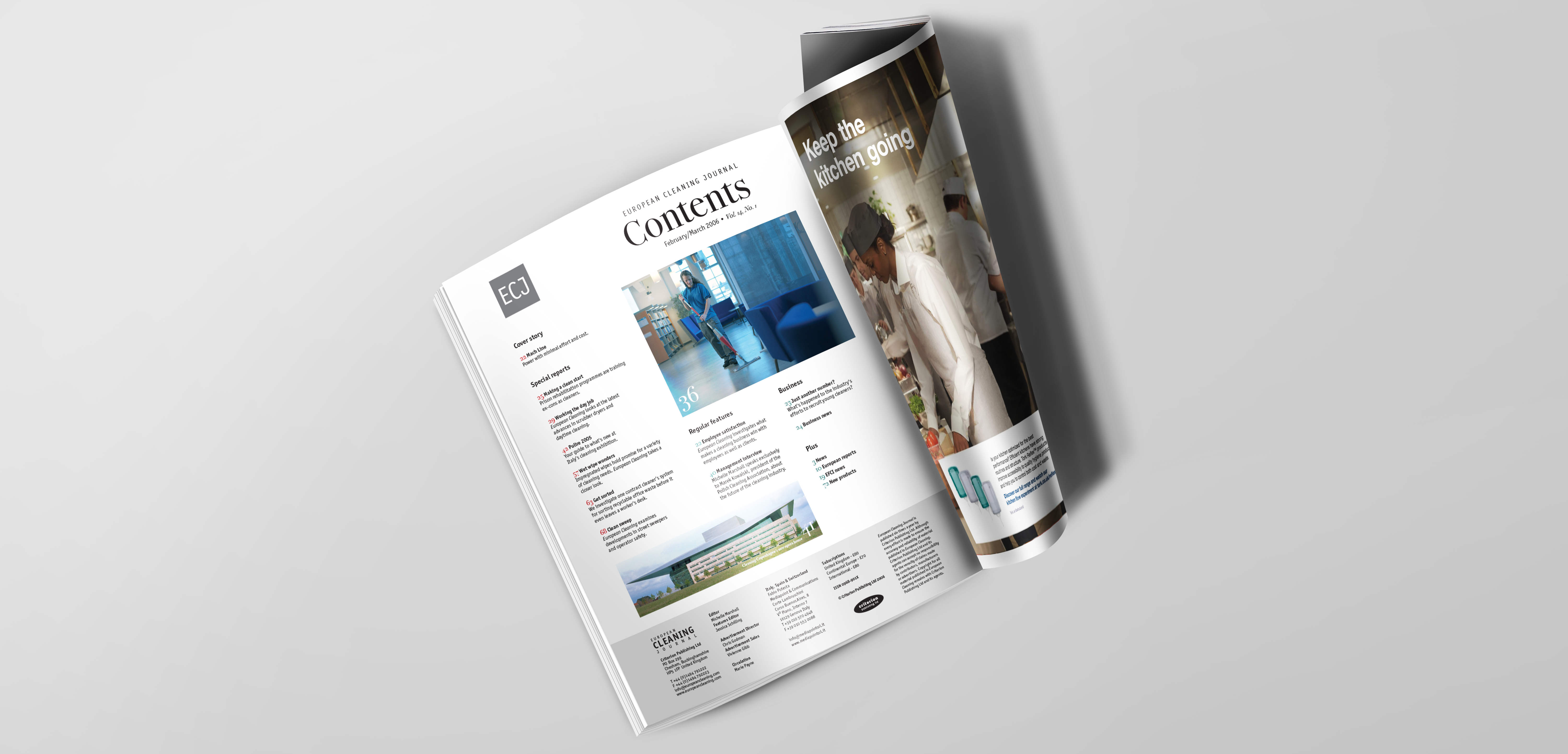 Trade journal rebrand/relaunch
