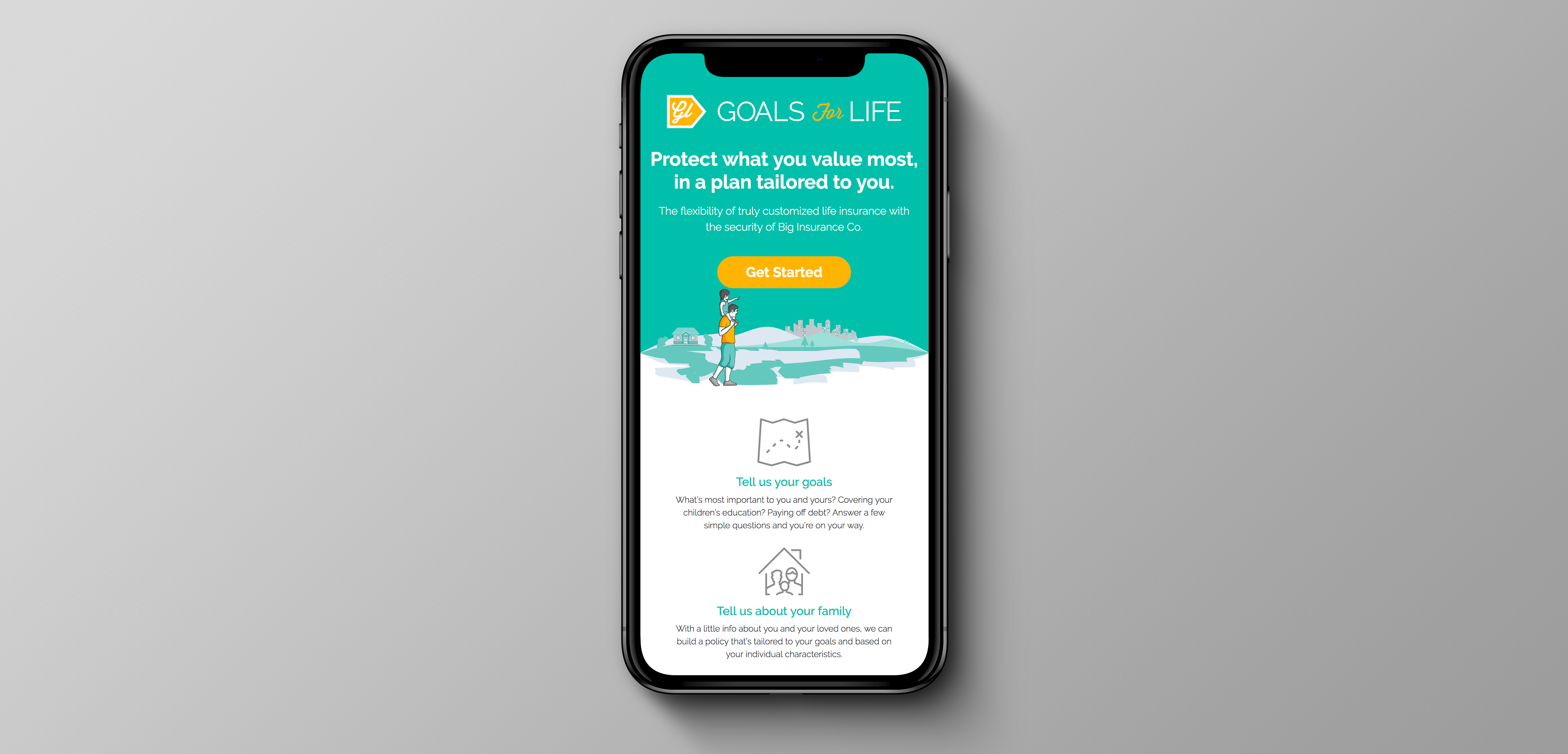 Goal-based life insurance product